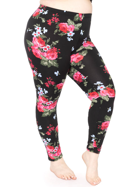 Women's and Plus Size Oh So Soft Full Length Leggings