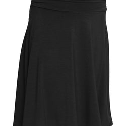 Youth Girl's Flowy Knee Length Skirt with Ruched Waistband
