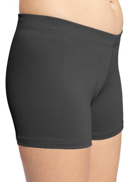 Girl's Nylon Spandex Stretch Booty Shorts