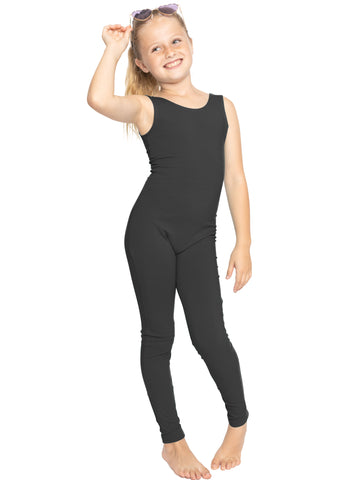 Teamwear Girl's Cotton Tank Unitard
