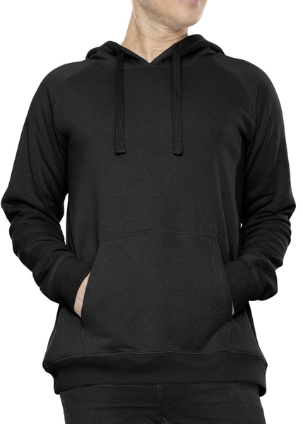 Men’s Soft Hoodie with Extra Side Seam Zippered Pocket | Cozy and Functional | Fleeced Line | Small - 5X