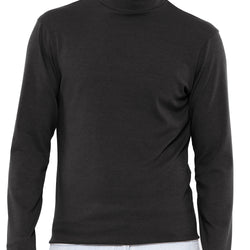 Men's Oh So Soft Mock Neck Long Sleeve Shirt Perfect for Casual Wear, Stylish, Classic Fit