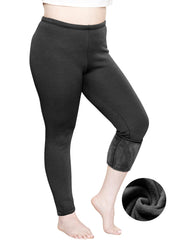 Women's Plus Size Milky Fleece Leggings