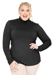 Women's Plus Size Regular Turtleneck