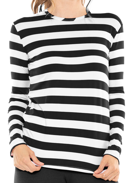 Women's and Plus Oh So Soft Long Sleeve Crew Neck Top