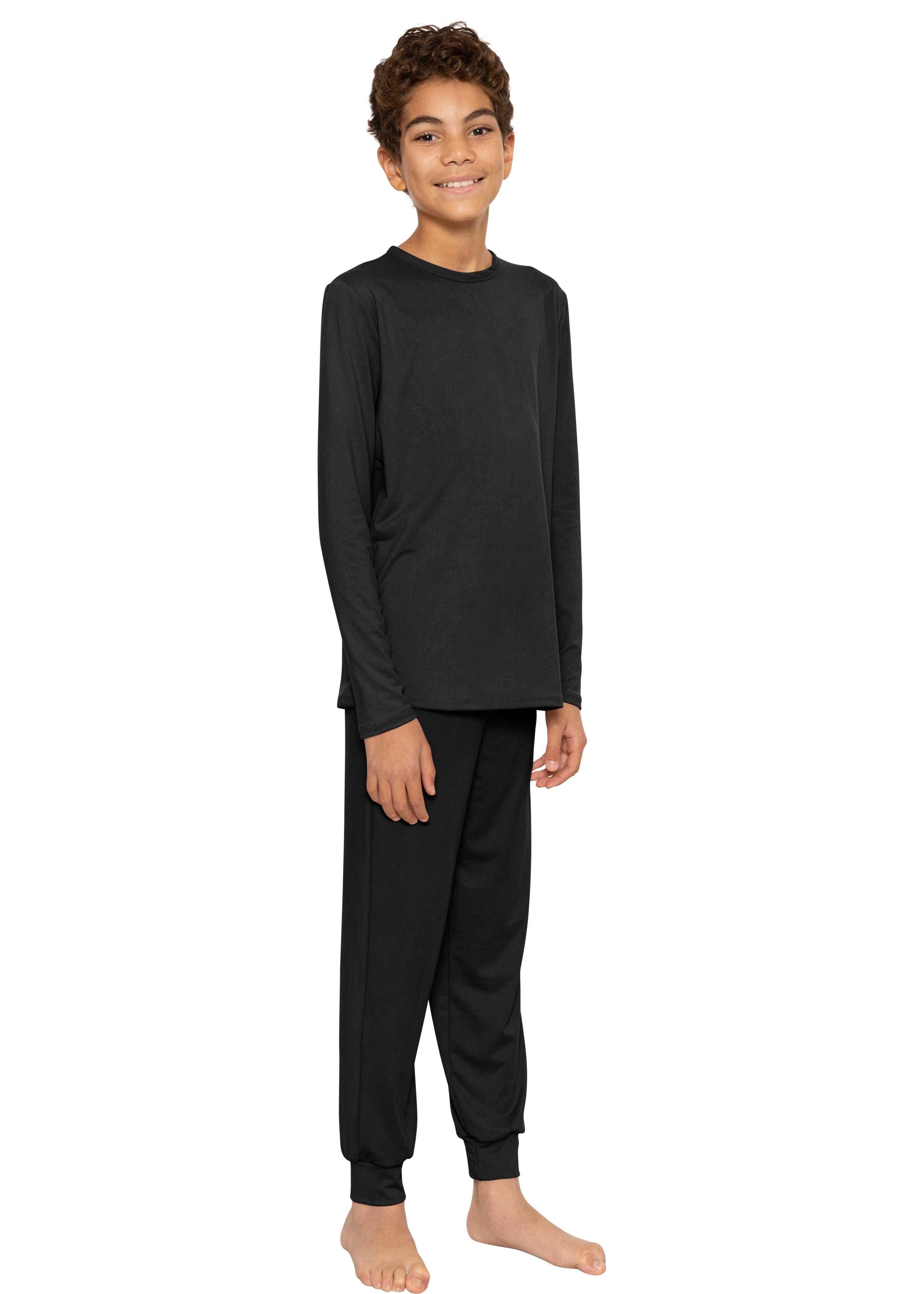 Youth Boys' Oh So Soft Jogger Set with Long Sleeve Crew Neck Top