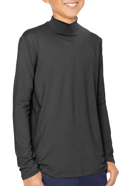 Youth Boy’s Oh So Soft Long Sleeve Mock Neck Top