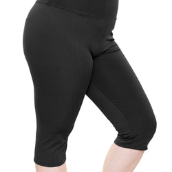 Women's and Plus Size Ultra Flex Leggings | Knee Length