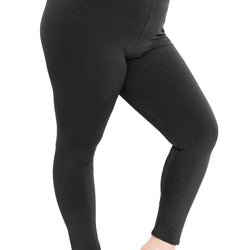 Women's Plus Size Full Length Cotton Leggings