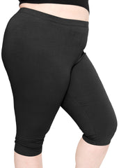 Women's and Plus Size Knee-Length Leggings