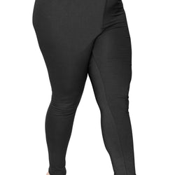 Stretch is Comfort Women's Plus Size Foldover Ankle Length Cotton Leggings