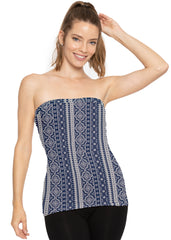 Women's & Plus Long Length Tube Top