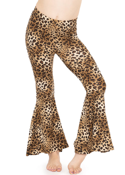 Girl's Stretch Bell Bottoms Flare Pants