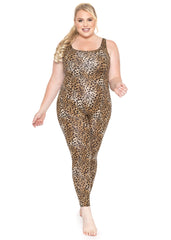 Women's Plus Size Teamwear Cotton Tank Unitard