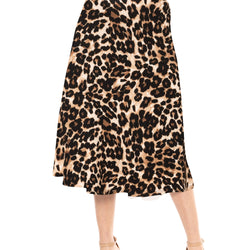 Women's Midi A-Line Flowy Skirt