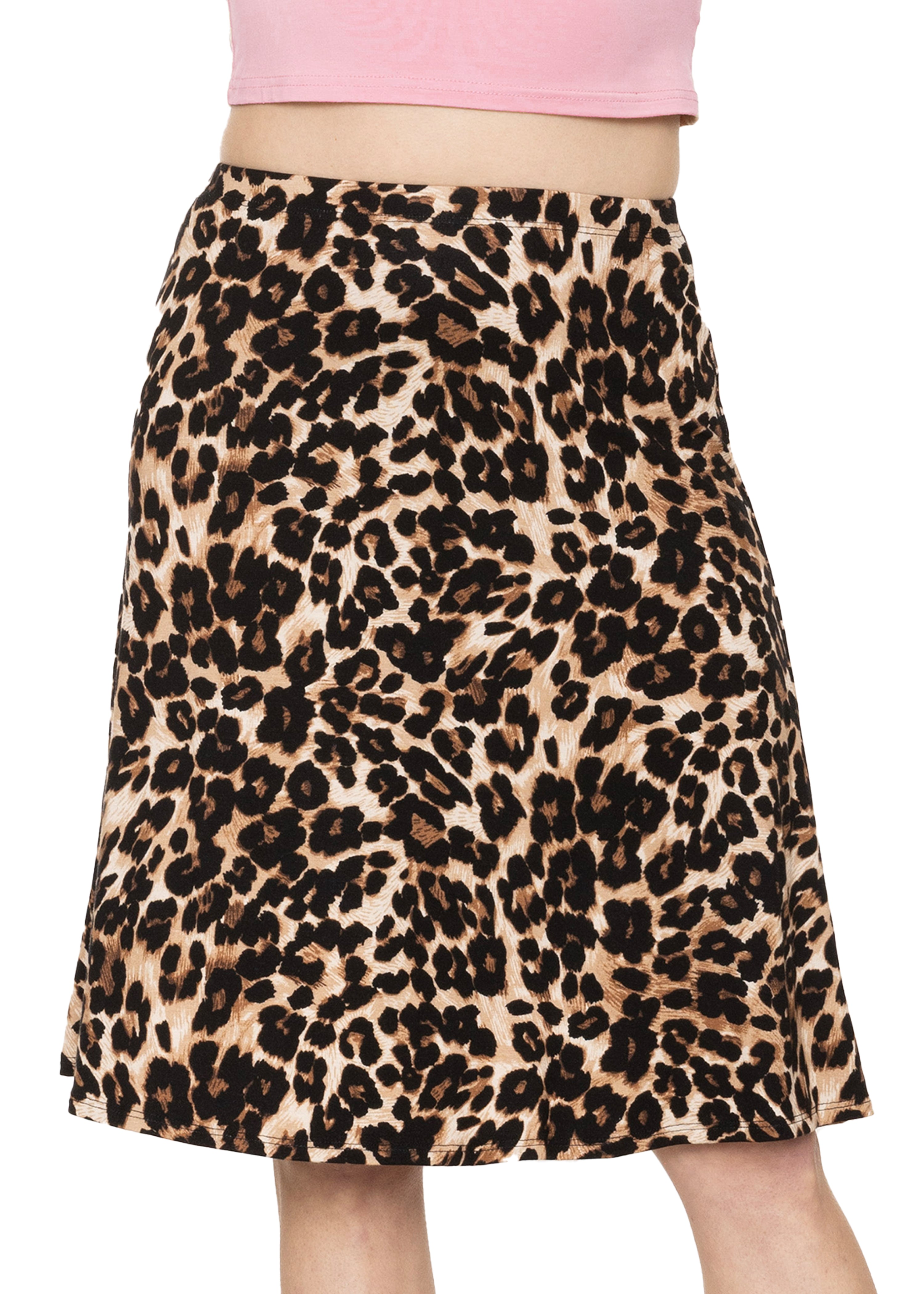 Knee Length A-Line Flowy Skirt