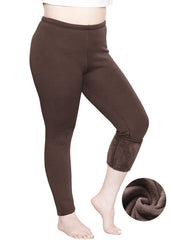 Women's Plus Size Milky Fleece Leggings