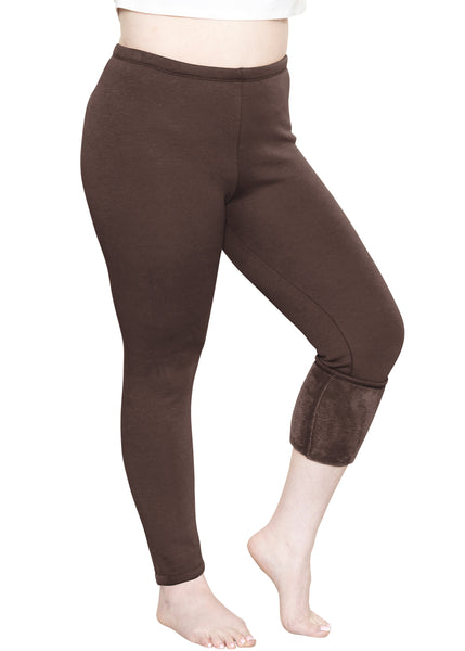 Women's and Plus Women's Plush Minky Fleece Leggings