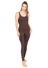 Women's Regular and Plus Size Cotton Tank Unitard
