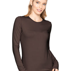 Women's and Plus Oh So Soft Long Sleeve Crew Neck Top