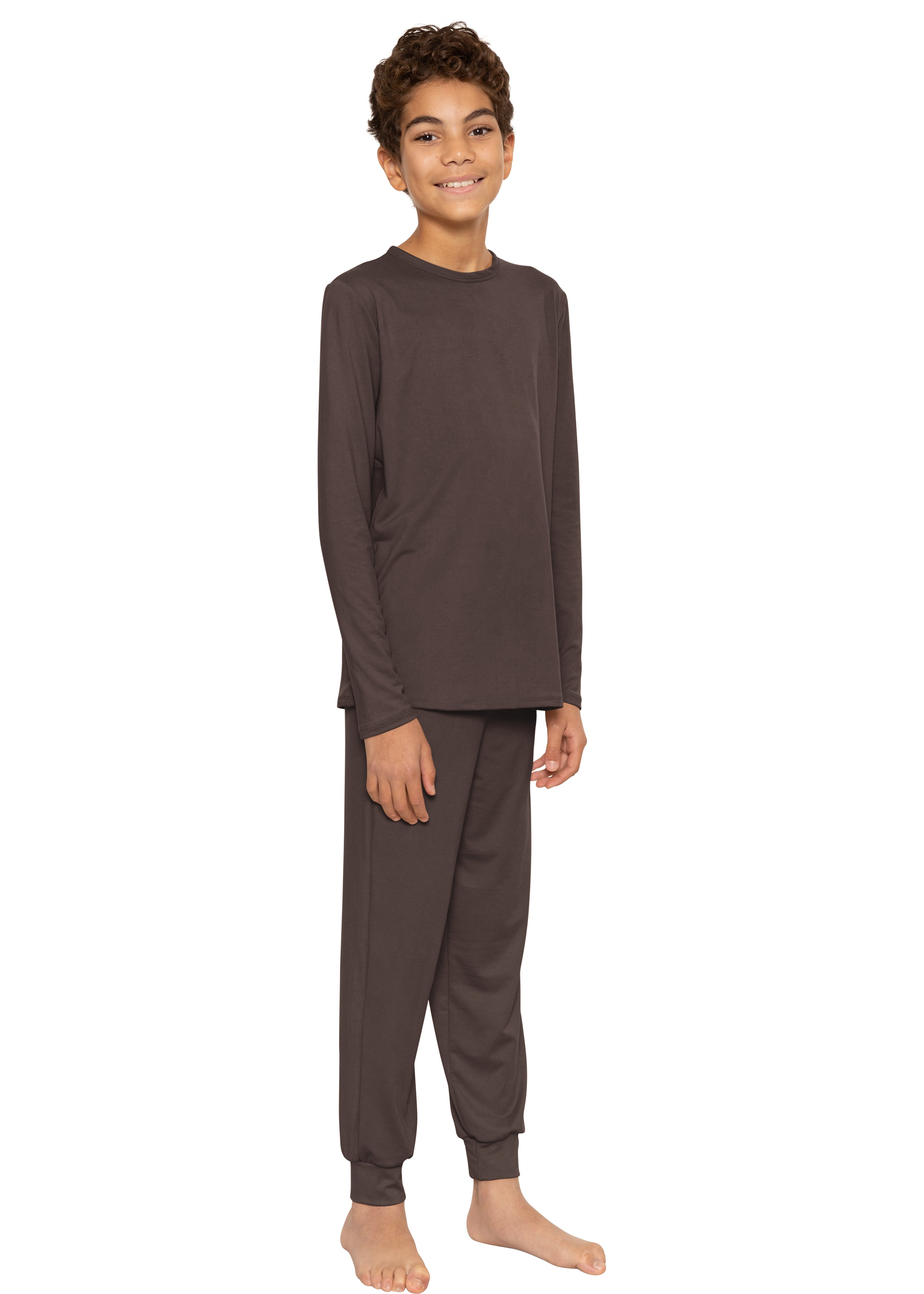 Youth Boys' Oh So Soft Jogger Set with Long Sleeve Crew Neck Top