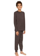 Youth Boys' Oh So Soft Jogger Set with Long Sleeve Crew Neck Top