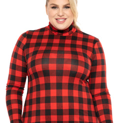 Women's Plus Size and Regular Long Sleeve Turtleneck