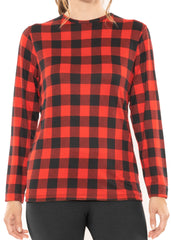 Women's and Plus Oh So Soft Long Sleeve Crew Neck Top More Colors