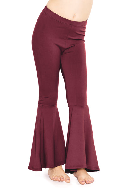 Girl's Stretch Bell Bottoms Flare Pants