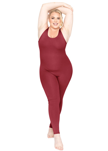 Women's Plus Size Teamwear Cotton Tank Unitard