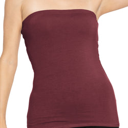 Women's & Plus Long Length Tube Top