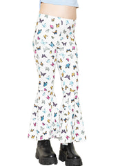 Girl's Stretch Bell Bottoms Flare Pants