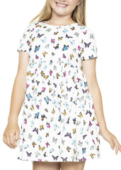 Youth Girl’s Oh So Soft Playtime T Shirt Dress Short Sleeve Casual Stretch Play Dresses|Little to Big Kids