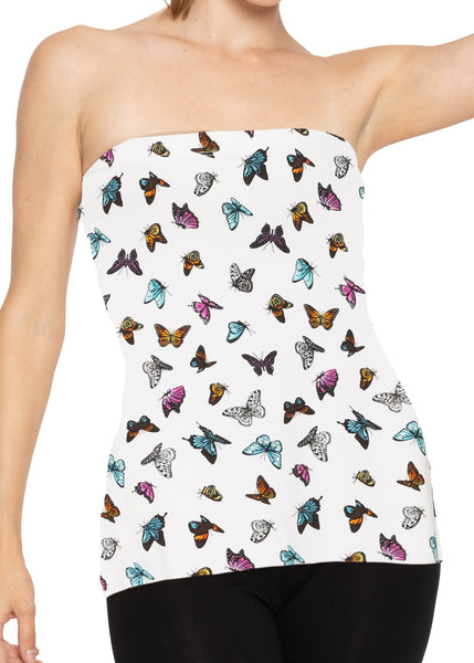 Women's & Plus Long Length Tube Top