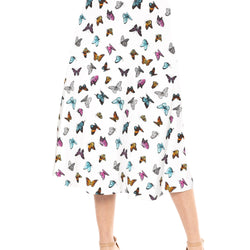 Women's Midi A-Line Flowy Skirt