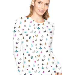 Women's and Plus Oh So Soft Long Sleeve Crew Neck Top