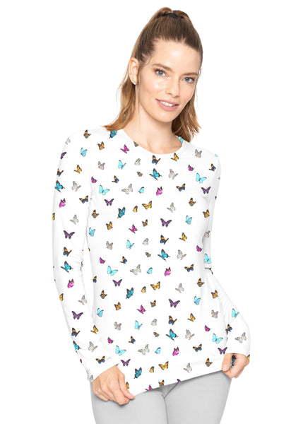 Women's and Plus Oh So Soft Long Sleeve Crew Neck Top