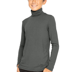 Oh So Soft Boy's Long Sleeve Poly Spandex Turtleneck