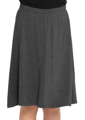 Youth Girl's Flowy A-Line Skirt Knee Length