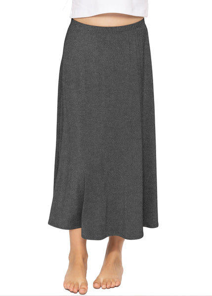 Youth Girl's Flowy A-Line Skirt Ankle Length