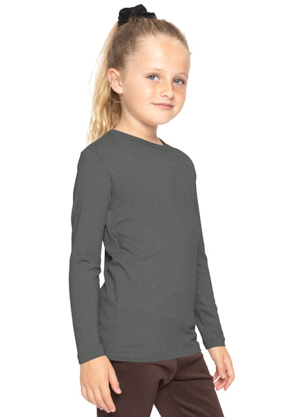 Youth Girls Oh So Soft Long Sleeve Crew Neck Top