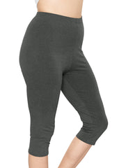 Women's and Plus Size High Rise Knee Leggings