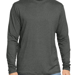 Men's Oh So Soft Mock Neck Long Sleeve Shirt Perfect for Casual Wear, Stylish, Classic Fit
