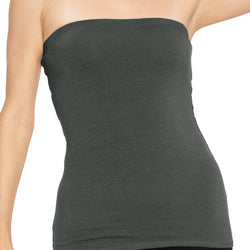 Women's & Plus Long Length Tube Top