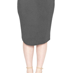 Women's Plus Size Soft Stretch MIDI Skirt