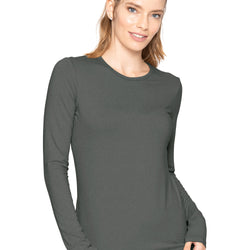 Women's and Plus Oh So Soft Long Sleeve Crew Neck Top