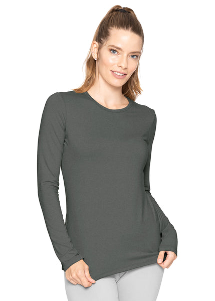 Women's and Plus Oh So Soft Long Sleeve Crew Neck Top
