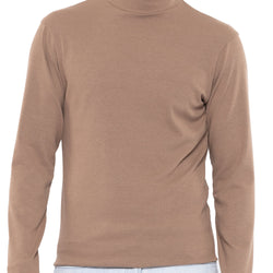 Men's Oh So Soft Mock Neck Long Sleeve Shirt Perfect for Casual Wear, Stylish, Classic Fit