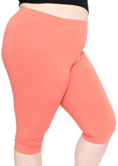 Women's and Plus Size Knee-Length Leggings