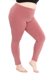 Women's Plus Size Full Length Cotton Leggings